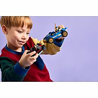 Leo Ninjago Rogue vs. Drix Race Car Duel