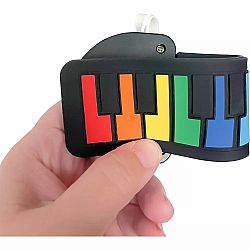 Mini Keychain Roll-Up Electronic Piano