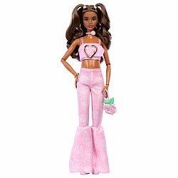Barbie Deluxe Pink Rose Pants & Crop Top