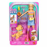 Barbie Skate and Run Blonde w/ Puppy