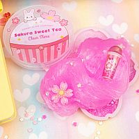 Sakura Sweet Tea Clear Slime