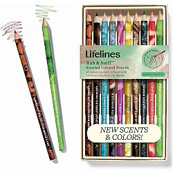 Scented Colored Pencils Earthy Palette