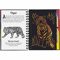 Scratch & Sketch Wild Safari (Trace-Along): An Art Activity Book