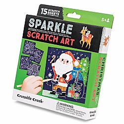 Sparkle Scratch Art Christmas