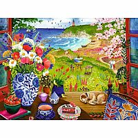 Seaside Window View - 100 Piece Puzzle