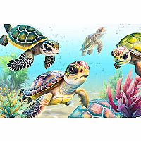 Micro Puzzle - Flippin Awesome Sea Turtles