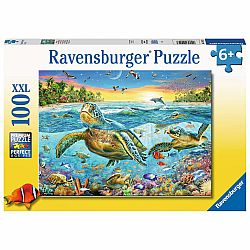 Swim with Sea Turtles 100 pc