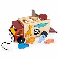 Shape Sorting Safari Truck
