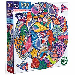 Seahorses, Shells & Coral (500 Piece Puzzle)
