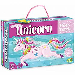 Shimmery Unicorn Floor Puzzle