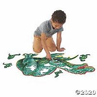 Shiny Dinosaur Floor Puzzle