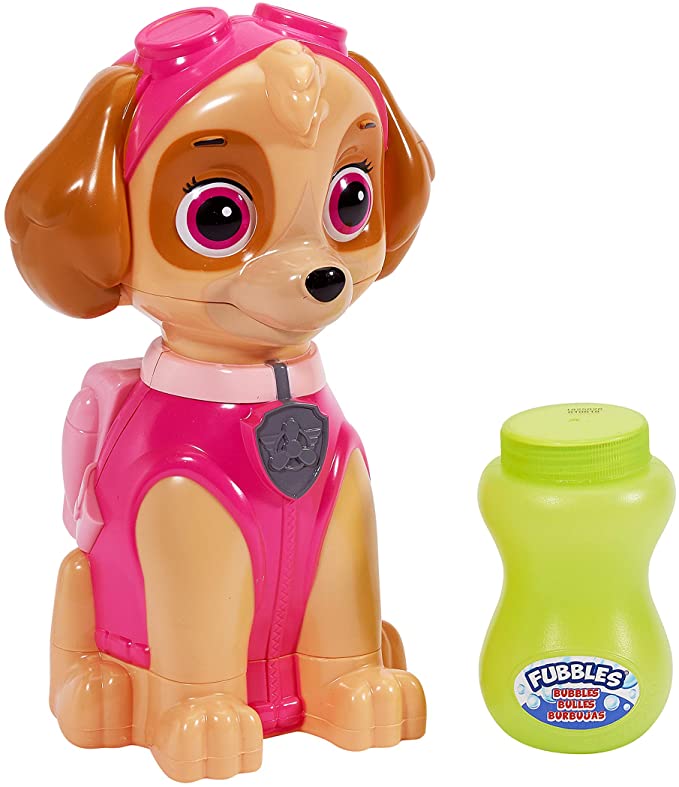 paw patrol bubble blower skye