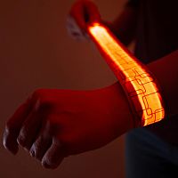 Lighted Slap Bracelet - Orange
