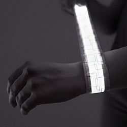 Lighted Slap Bracelet - White