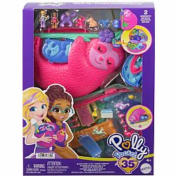 Polly Pocket Sloth Family 2-in-1 Purse Compact