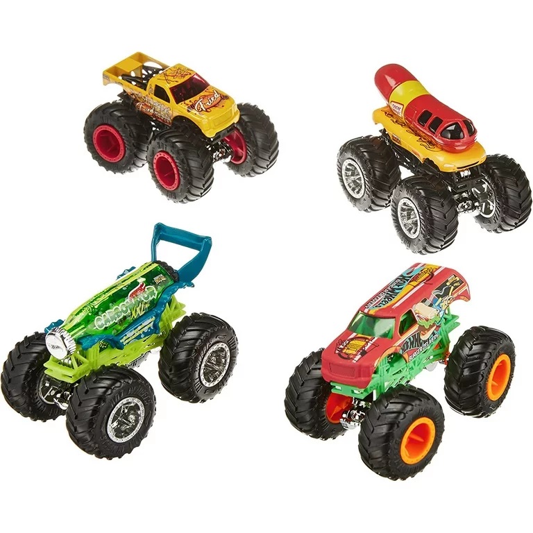 Hot Wheels Monster Trucks Smash Squad 2020 5pk Collectors Gift 1 64 for  sale online