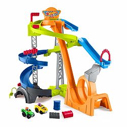 Little People Hot Wheels Spiral Stunt Speedway