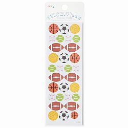 Stickiville Mini Sports Balls Stickers (Paper)