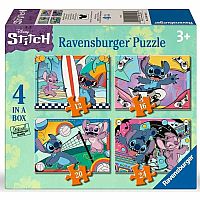 Sporty Stitch 4 in 1 Puzzle Box
