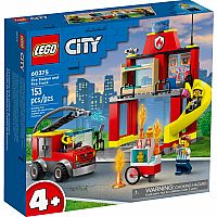 Lego City Fire Station and Fire Truck