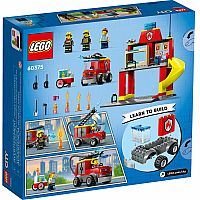 Lego City Fire Station and Fire Truck