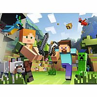 Minecraft Steve and Alex (100 Piece Puzzle)