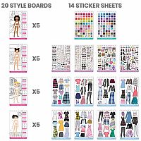 Sticker Stylist Fashion Sketch Set