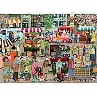 Street Market - 1000 Piece Puzzle