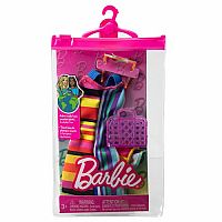 Barbie Eco Fashions Set Striped Dress
