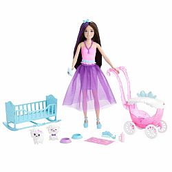 Barbie Dreamtopia Skipper Stroller Set
