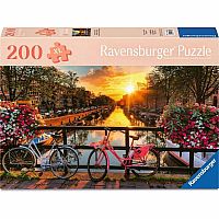 Sunset in Amsterdam - 200 Piece Puzzle