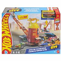 Hot Wheels City Super Fire Station Rescue