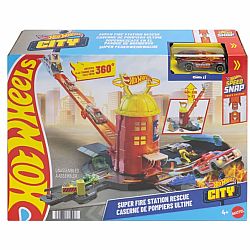 Hot Wheels City Super Fire Station Rescue