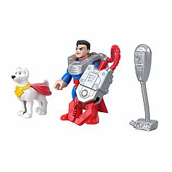DC Super Friends Metal Force Superman & Krypto