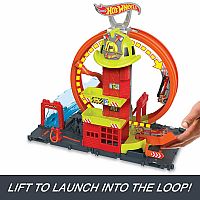 Hot Wheels Super Loop Fire Station