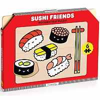 Sushi Friends Wooden Tray Puzzle