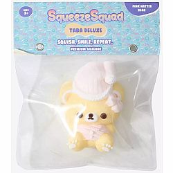 Taba Squeeze Squad Pink Hatted Bear
