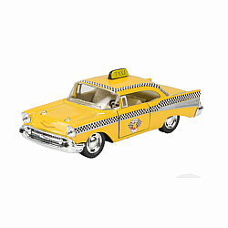 5" Die-cast Pull Back Chevrolet Bel Air Taxi