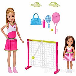 Barbie Sisters Tennis School Set