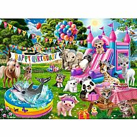 Tiara Birthday Party - 100 Piece Puzzle