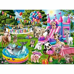 Tiara Birthday Party - 100 Piece Puzzle