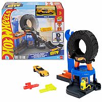Hot Wheels Downtown Tire Shop Playset