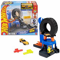 Hot Wheels Downtown Tire Shop Playset