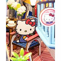 DIY Miniatures Kit - Hello Kitty Town Square Book Nook