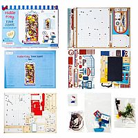 DIY Miniatures Kit - Hello Kitty Town Square Book Nook