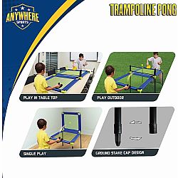 Trampoline Pong Table Set