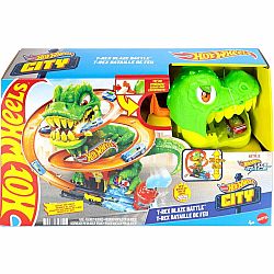 Hot Wheels T-Rex Blaze Battle Playset