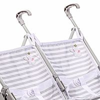 Twin Umbrella Stroller Elephant Theme