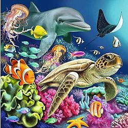 Underwater Splendor - Three 49 Piece Puzzles