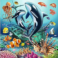 Underwater Splendor - Three 49 Piece Puzzles